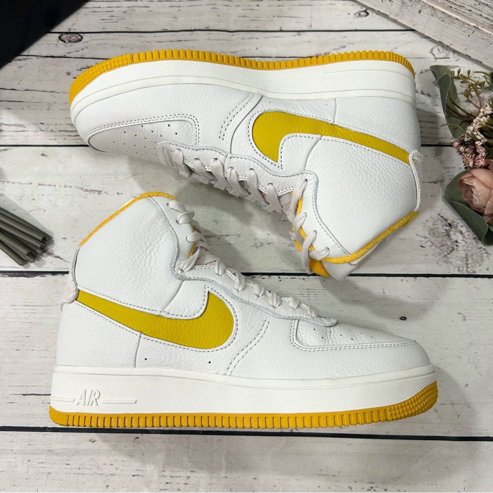 Nike Air Force 1 SCLPT DC3590 001 Phantom/Yellow Ochre-Sail sneakers New in box - Picture 4 of 8